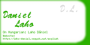 daniel laho business card